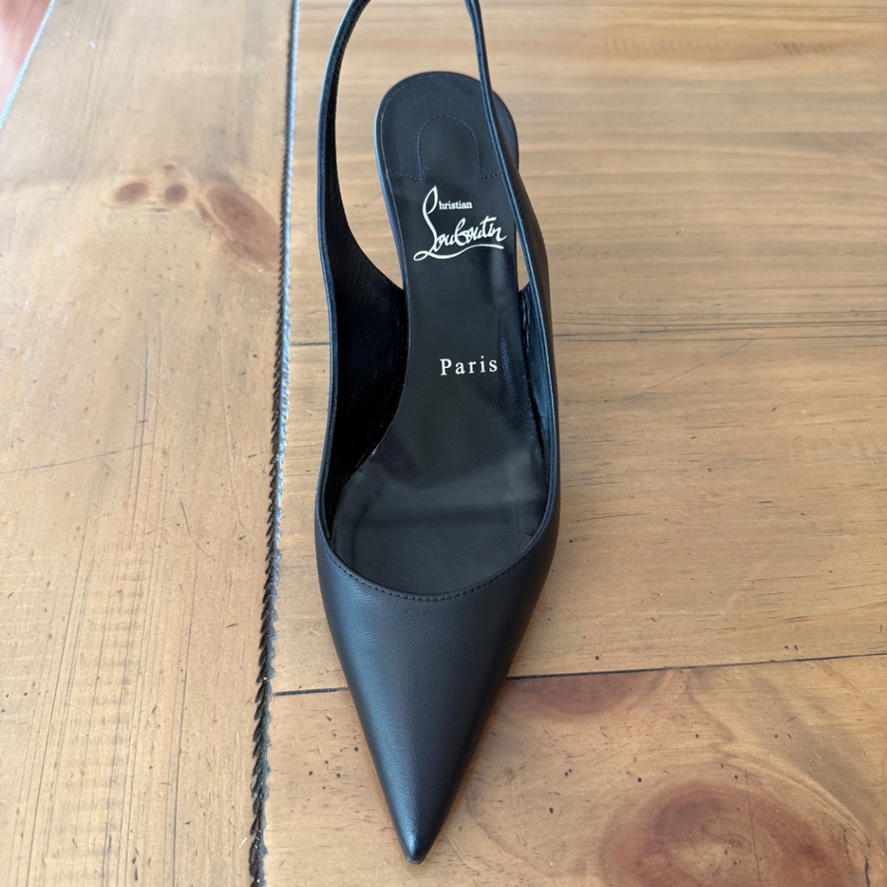 Christian Louboutin Clara Napa Slingback blk - Picture 4 of 12